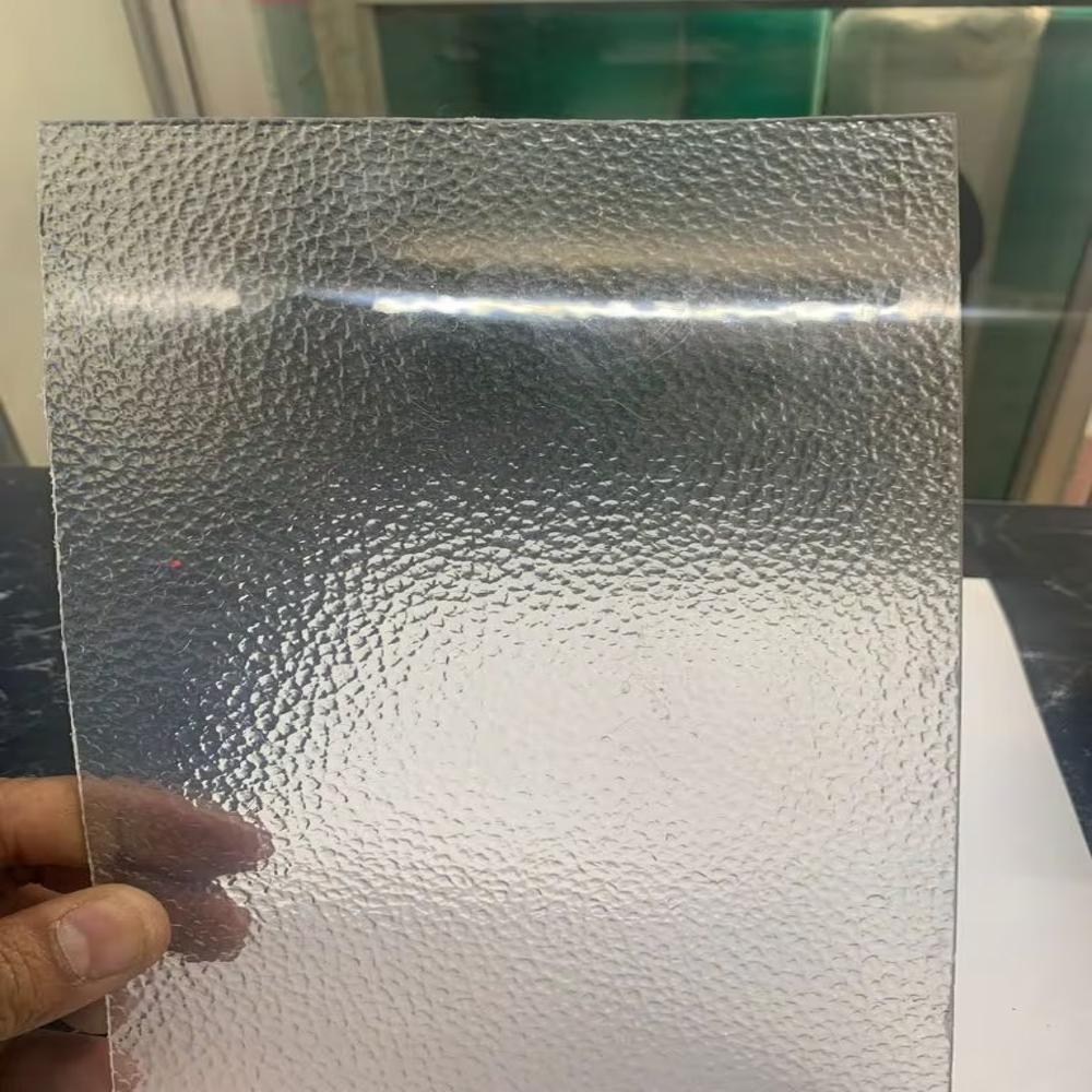Embossed polycarbonate sheet