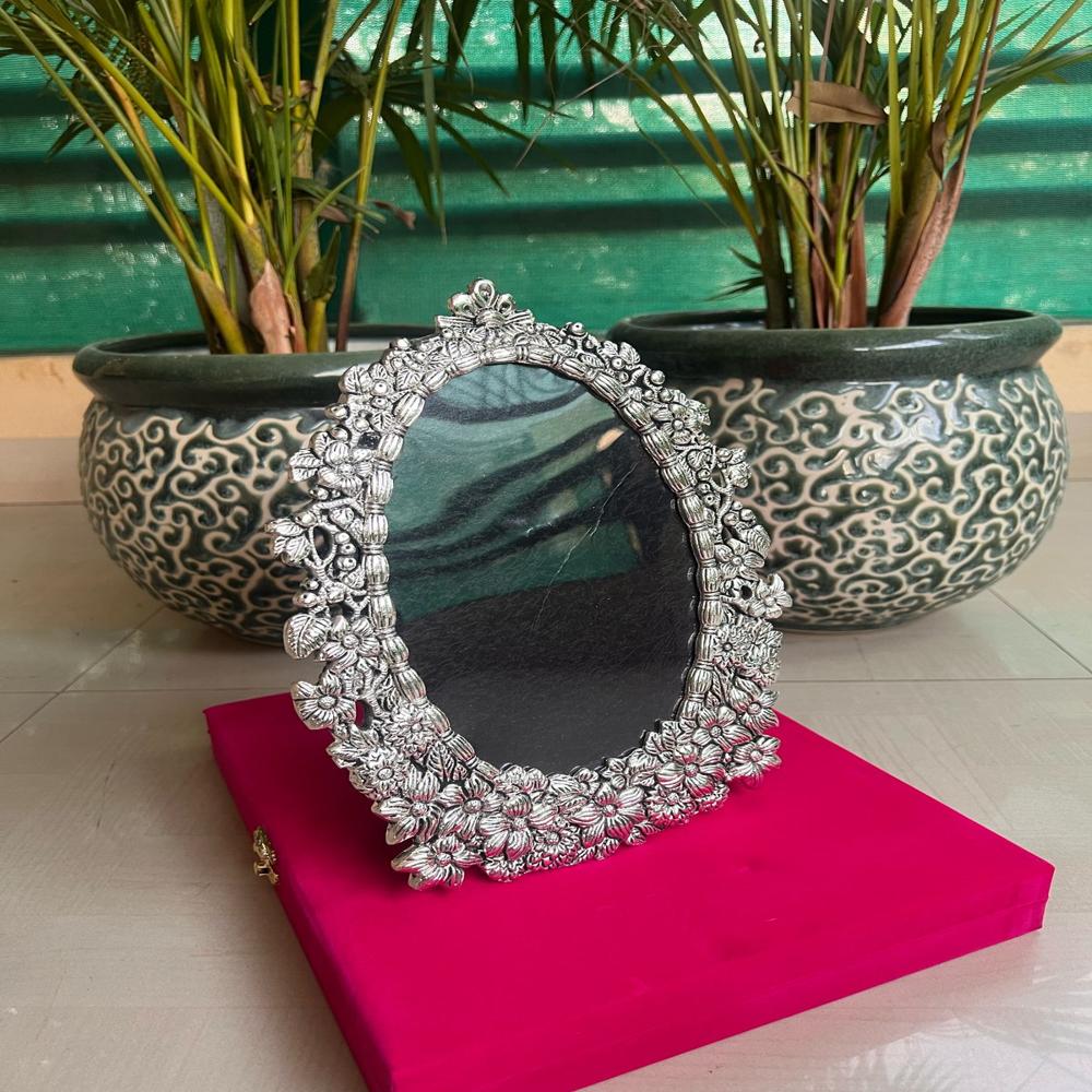 Beautiful oval frame with antique carving work