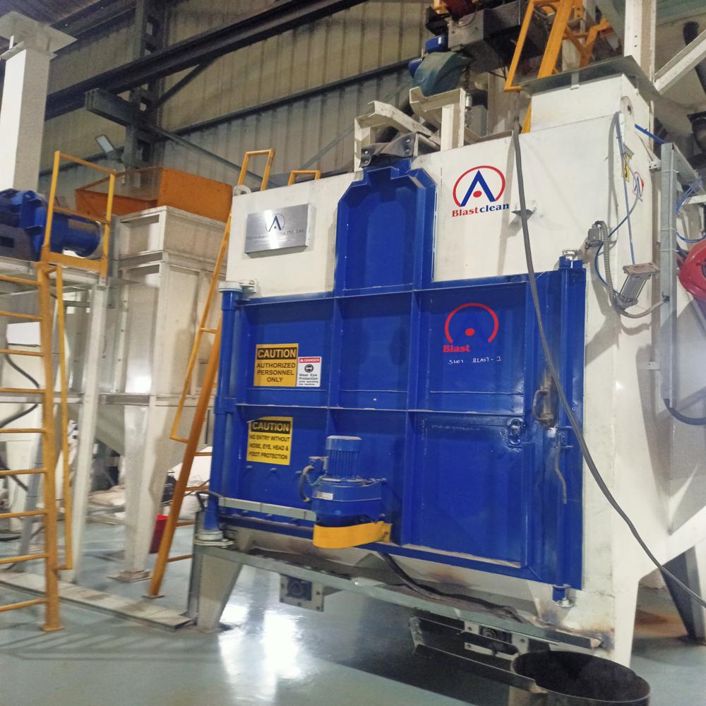 Customize Swing Table Shot Blasting Machine