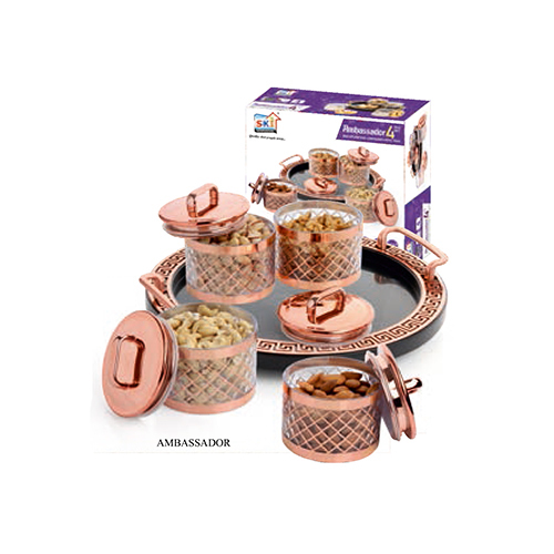 Ambassador Bowl With Tray - Features: Premium Quality