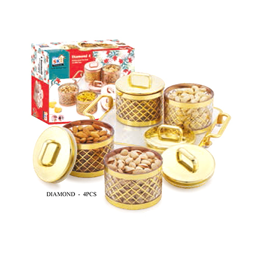 Diamond Bowl With Tray