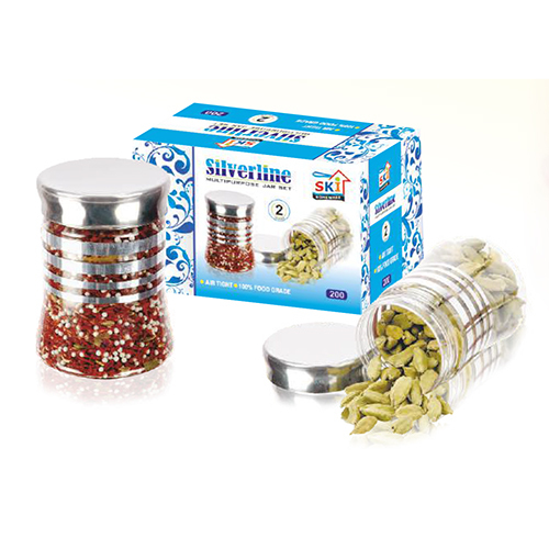 Silver Line Jar