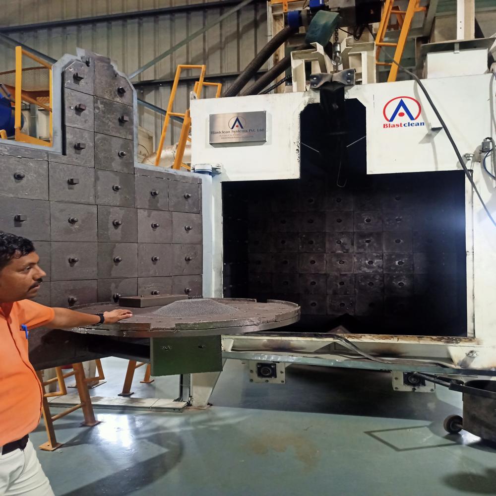 Multi-table Shot Blasting Machine - Electric Motor, Customized Dimensions | Long-operational Life, Easy Maintenance, Low-noise Operation