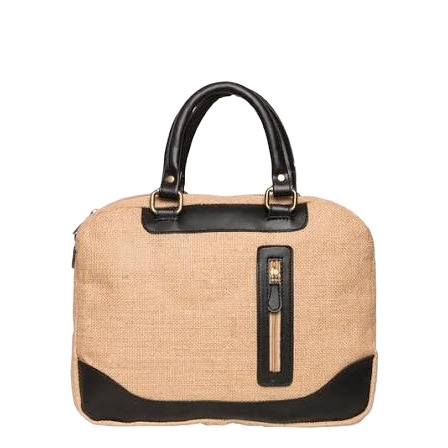 Jute Laptop Bag - Color: Brown