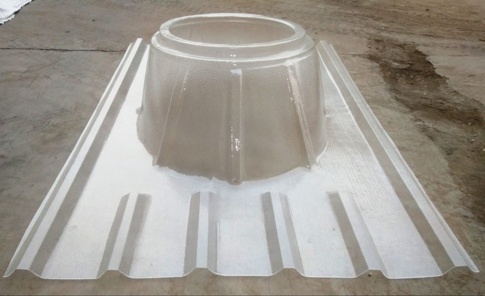Polycarbonate Ventilator Base Plate - Shape: Rectangle