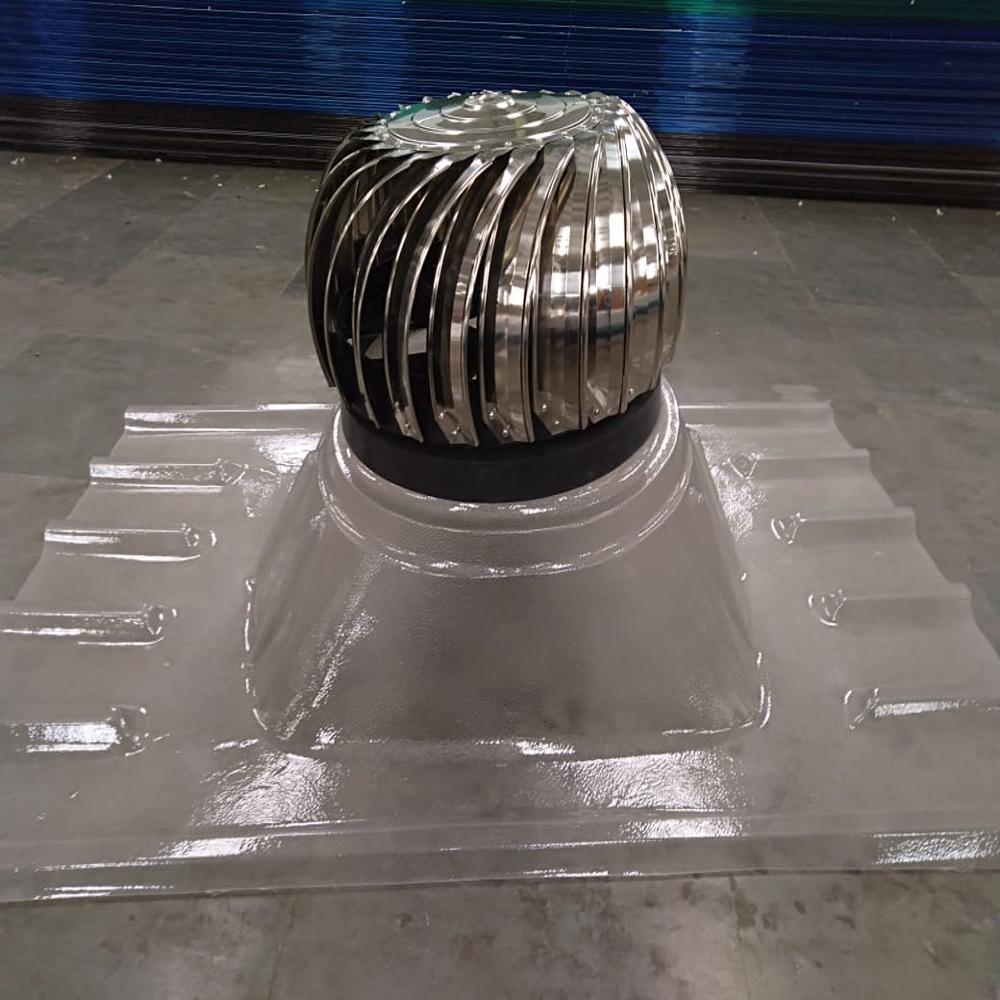 Polycarbonate Ventilator Base Plate - Shape: Rectangle