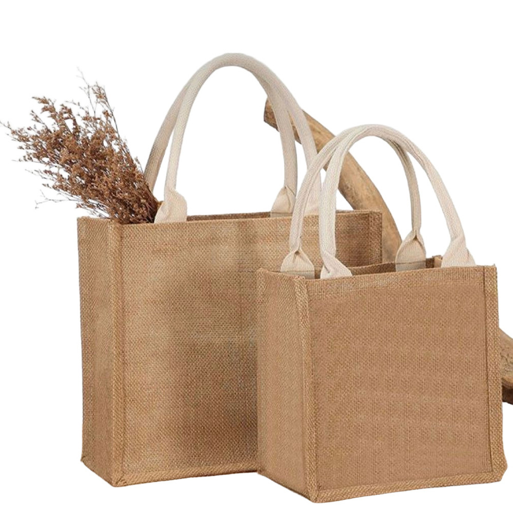 Jute Shopping Bag - Color: Brown