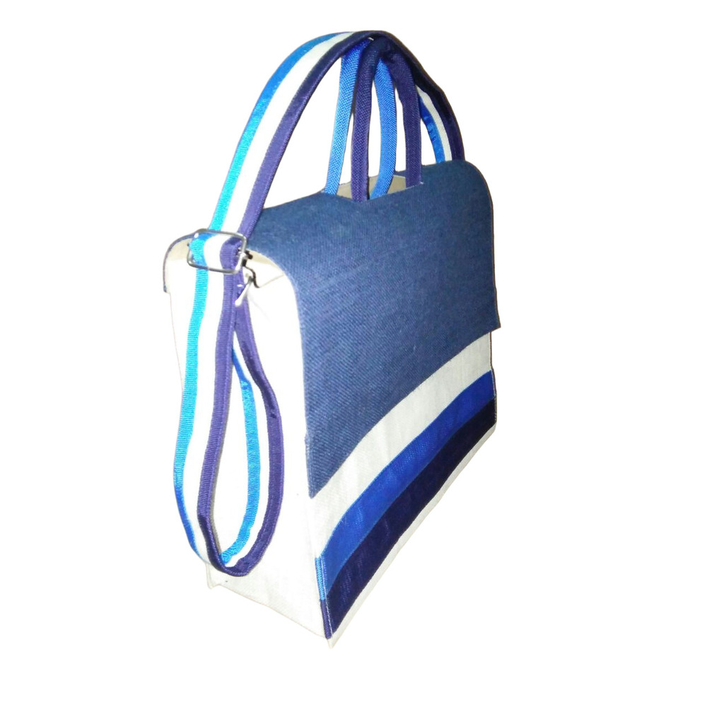 Multicolor Ractangular Printed Jute