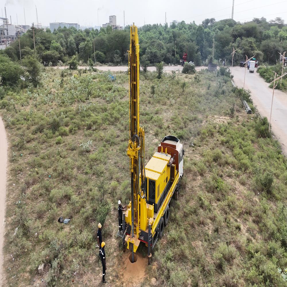 Solid 30 Truck Mounted Dthr Water Well Drilling Rig
