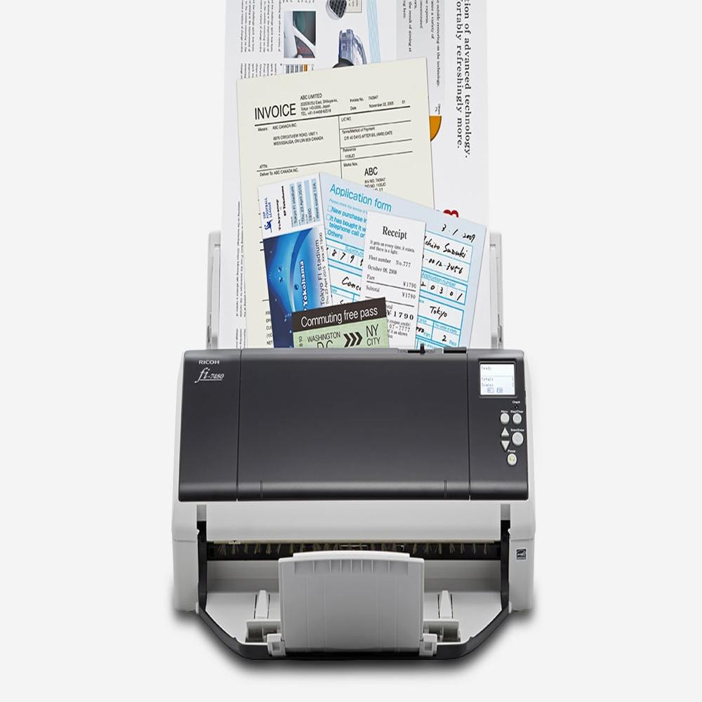 Fujitsu Fi 7480 Image Scanner - Max Paper Size: A8 To A3
