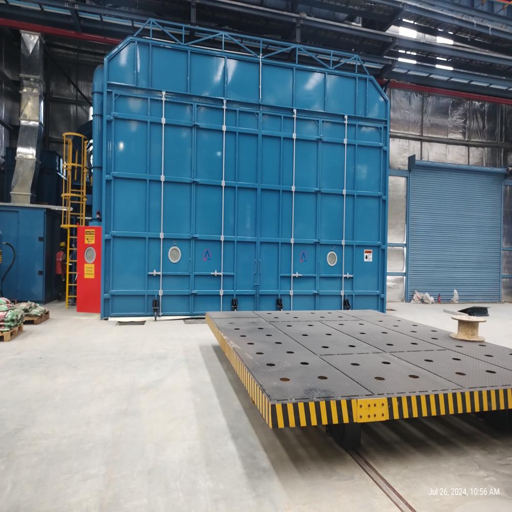 Semi Automatic Shot Blasting Machine