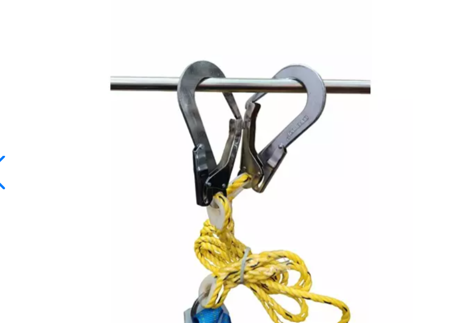 Lanyard With Double Scaffolding Hook