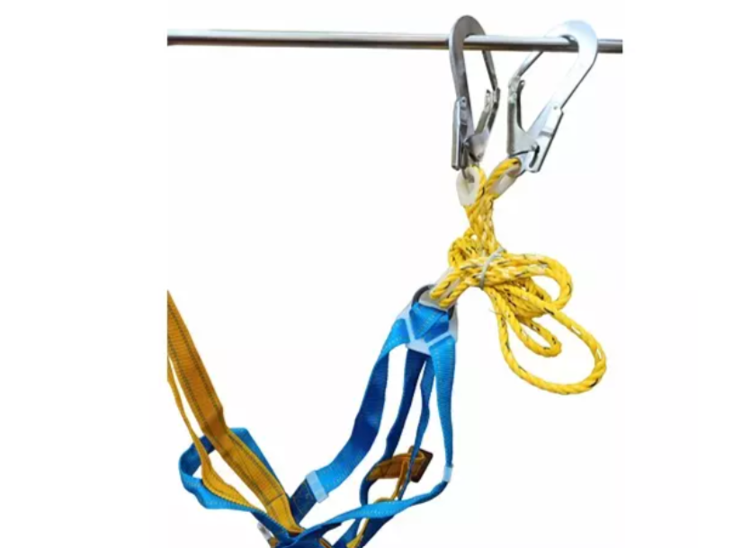 Lanyard With Double Scaffolding Hook
