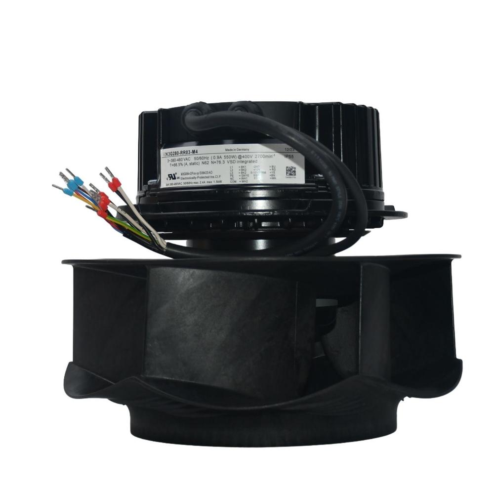 Ebm Papst K3g280-rr03-m4 400v 2700min Industrial Inverter Fan Axial Flow Fans Axial Fan Extractor Fan - Color: Black