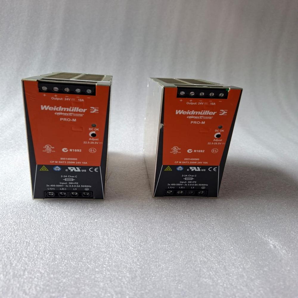 WEIDMULLER CP M SNT3 250W 24V 10A POWER SUPPLY CPMSNT3250W24V