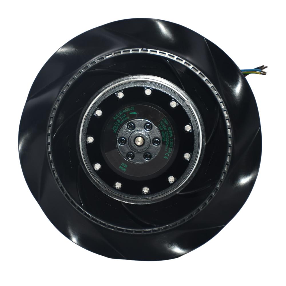 Ebm Papst R2e190-ra26-05 230v 52-65w Hvac Centrifugal Cooling Fan Refrigeration Unit Fan - Color: Black
