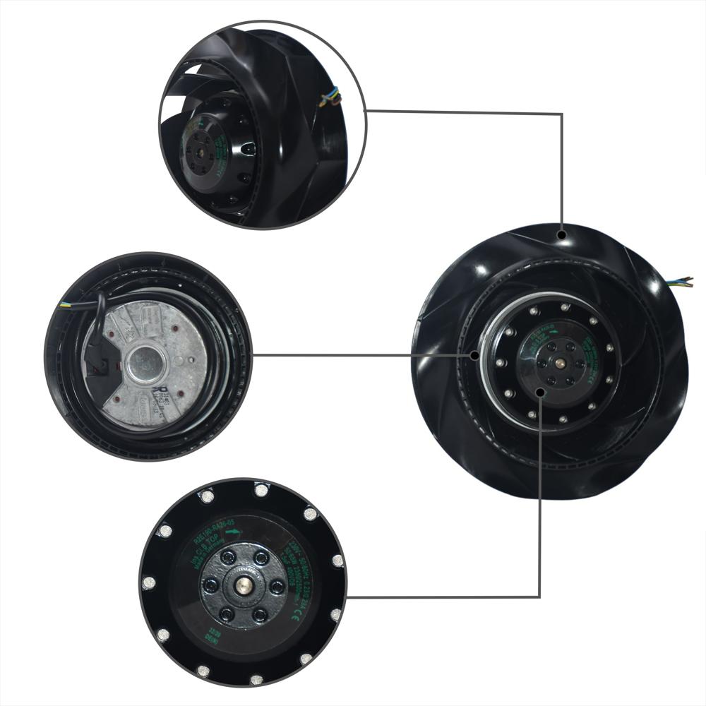 EBM PAPST R2E190-RA26-05 230V 52-65W HVAC Centrifugal Cooling Fan Refrigeration Unit Fan
