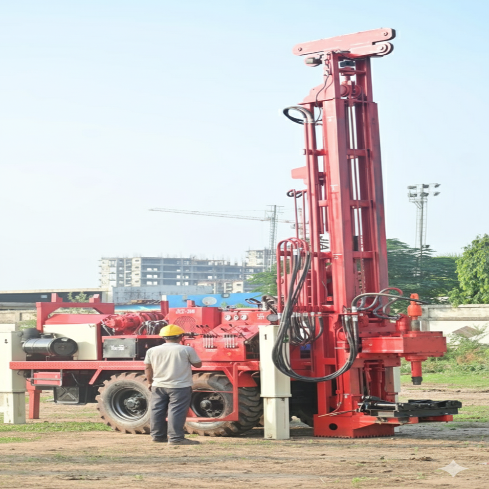 JCC-300 Trolley Mounted Diamond Core Wire Line Drilling Rig