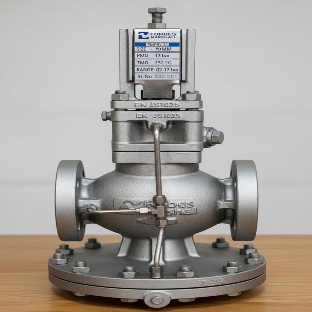 50 mm Forbes Marshall Make SG Iron Pilot Operated Pressure reducing valves FMPRV41