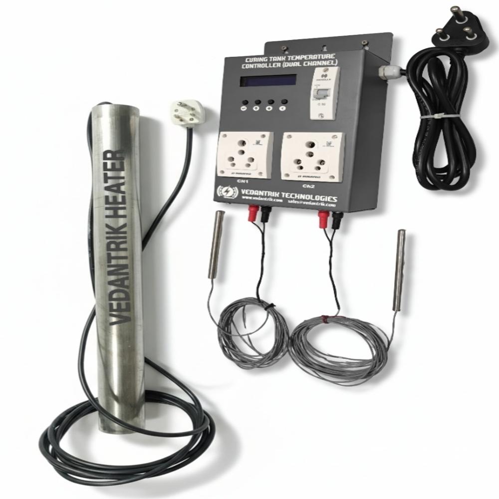 Curing Tank Temperature Controller With Heater And Chiller - Accuracy: 10%  %
