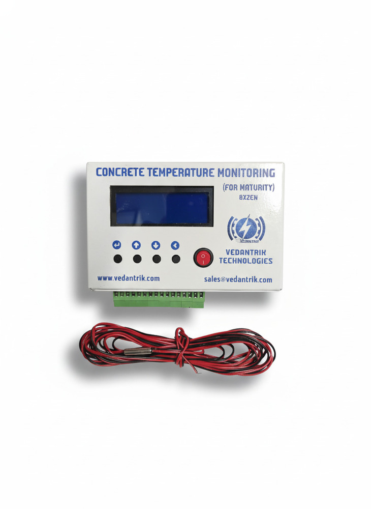 Mass Concrete Temperature Monitoring - Color: Multicolour