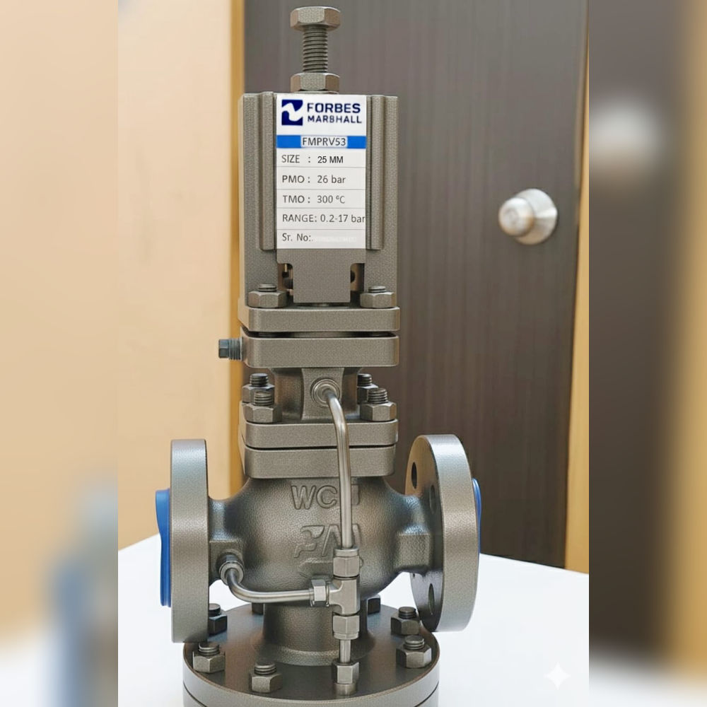25 Mm Forbes Marshall Make A216 Gr.Wcb Pilot Operated Pressure Reducing Valves Fmprv53 - Application: Air Compressor