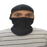 Balaclava 4-way Lycra Bike Face Mask - Color: Black