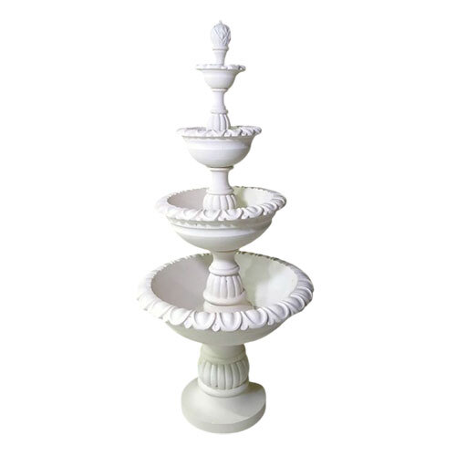 White Marble Fountain - Power Source: Electric