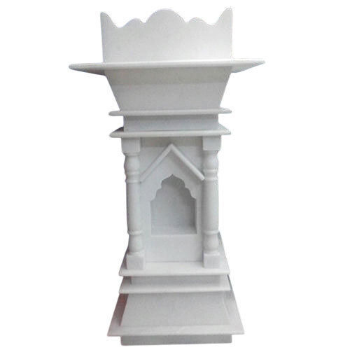 Marble Tulsi Pot - Color: White