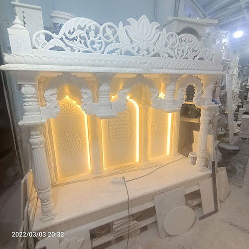White Marble Temple - Material: Creamic