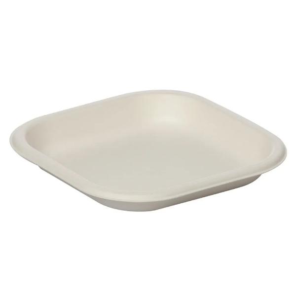 6 inch  sugarcane bagasse round plate