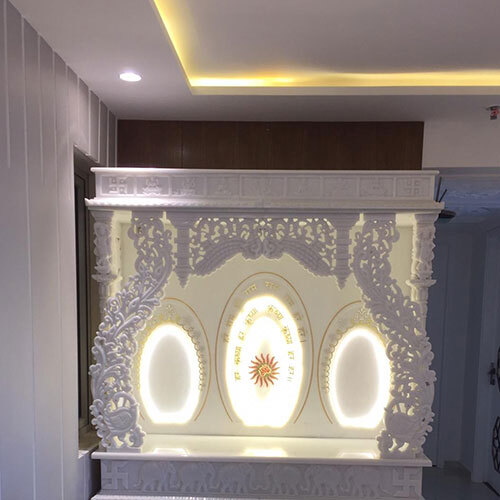 Indian White Marble Temple