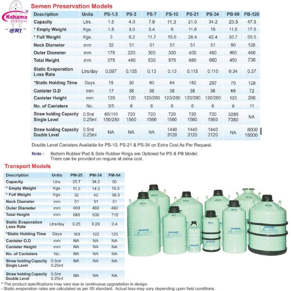 Ai Container Inox Liquid Nitrogen - Application: Ln2 Storage