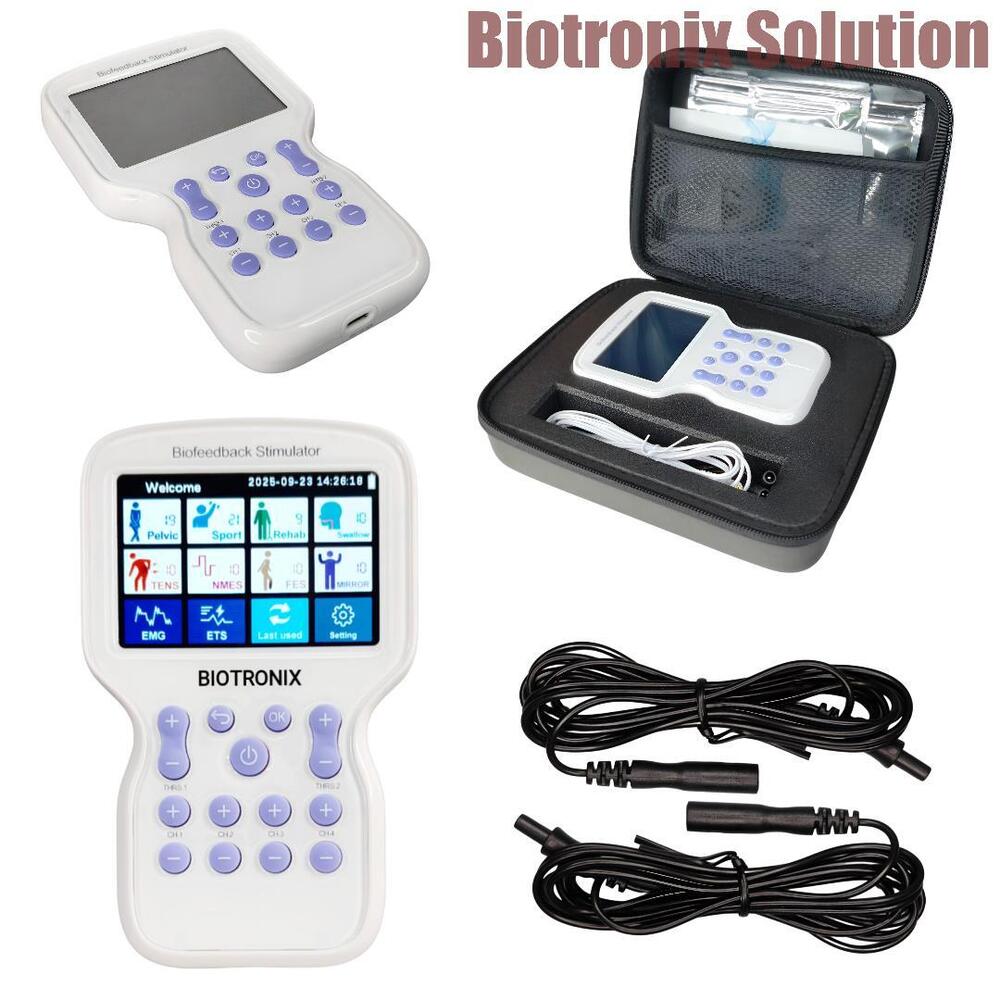 KM-580 Digital Physiotherapy Biofeedback Machine with Rechargeable Battery