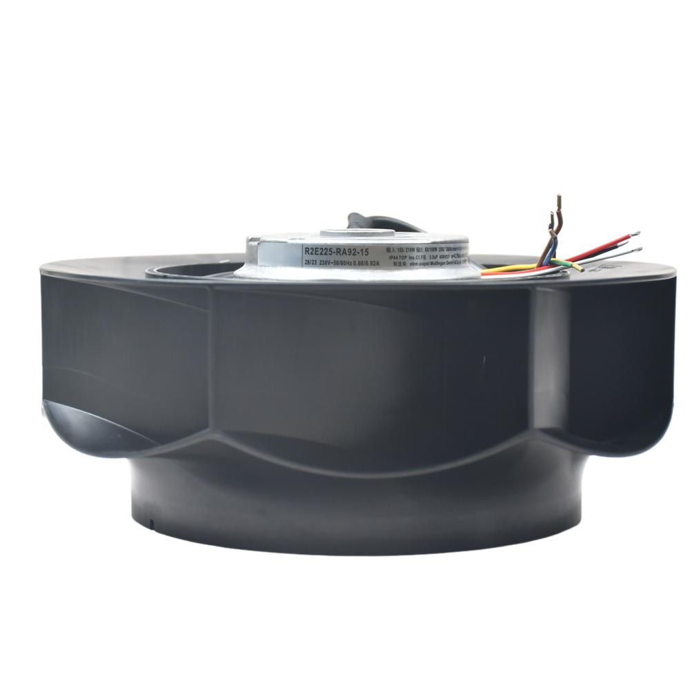 EBM PAPST R2E225-RA92-15 230V 155/210W Fan Cooler Inverter Centrifugal Cooling Fan Industrial Fan