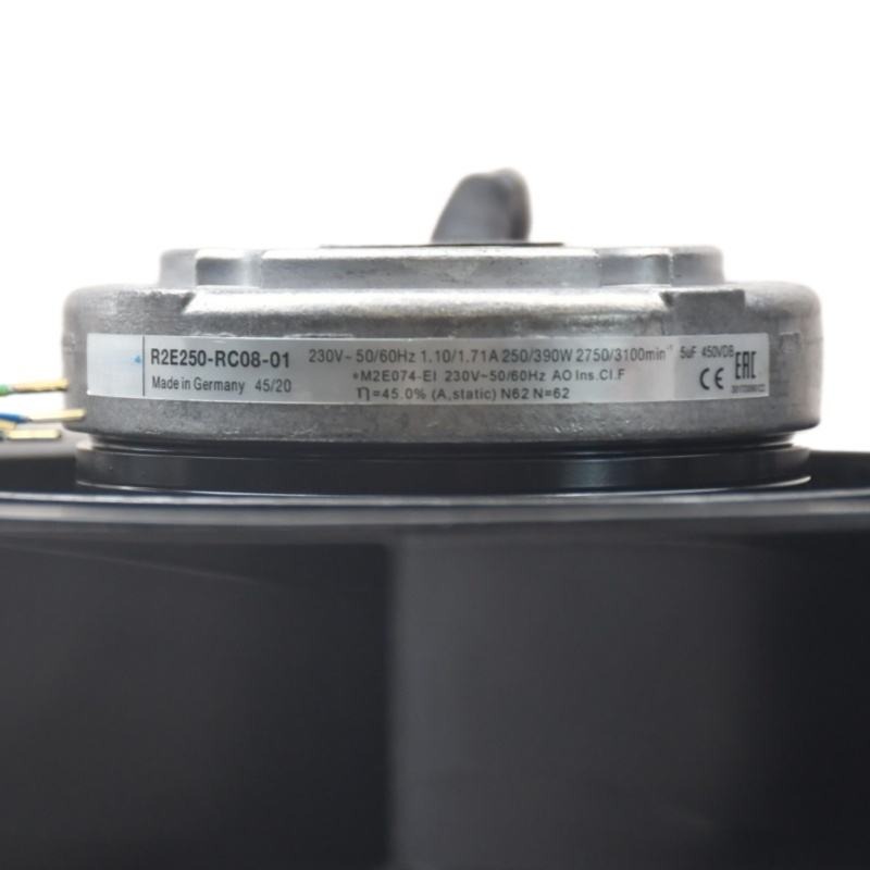 EBM PAPST R2E250-RC08-01 230V 2750/3100min DC Cooling Fan Turbo Centrifugal Cooling Industrial Fan 