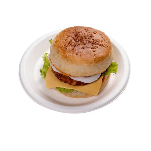 6 inch leak proof bagasse plate Disposable