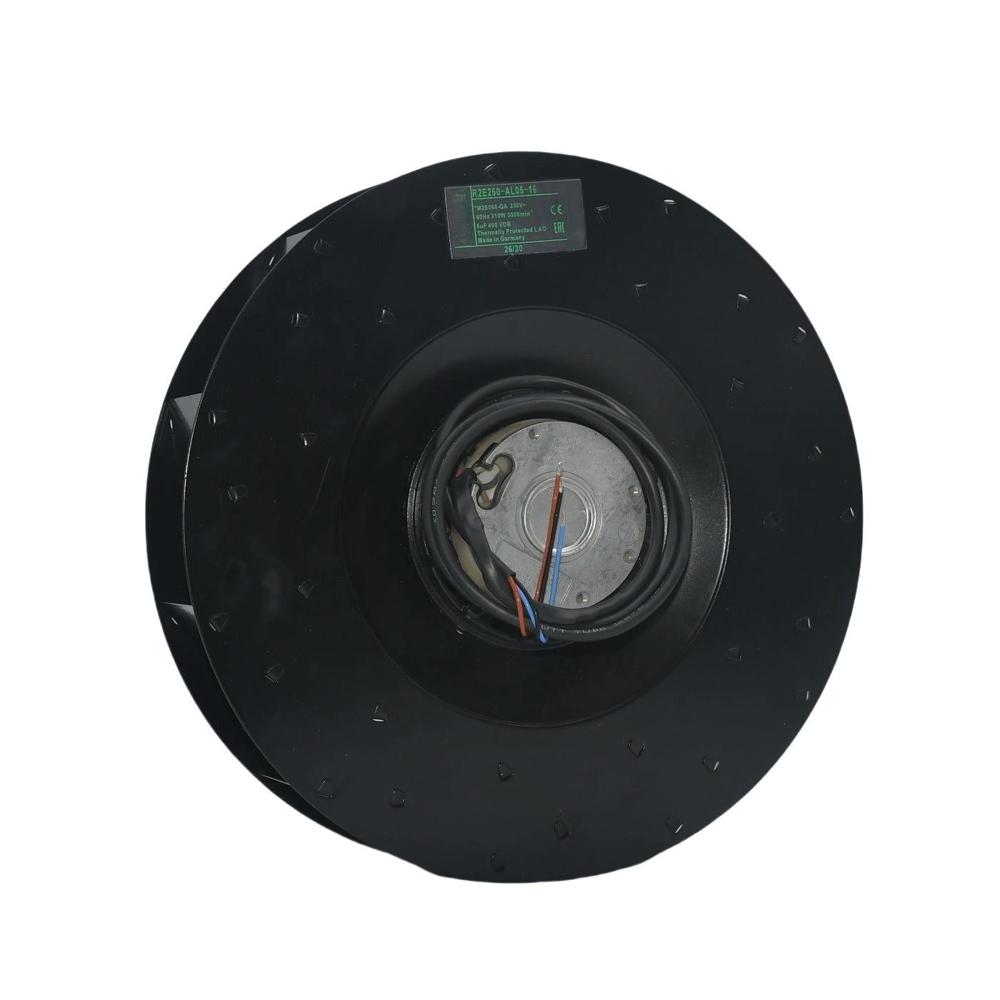 EBM PAPST R2E250-AL05-16 230V Aluminum Blades 295W Industrial Inverter Centrifugal Wall Fan
