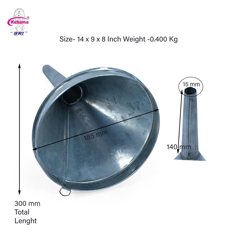 Funnel For Ln2 Transfer I Set Of 1 Pcs - Color: Silver