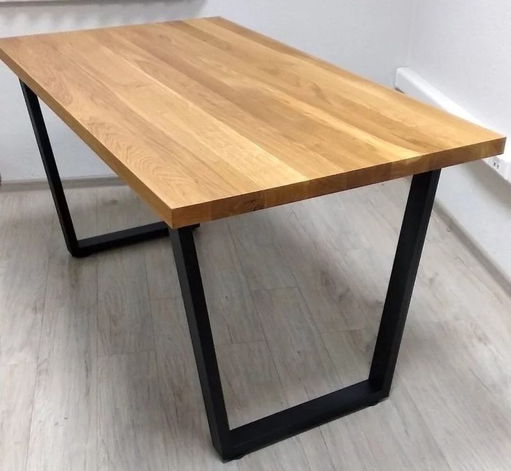 Mild Steel Restaurant Dining Table - Color: White