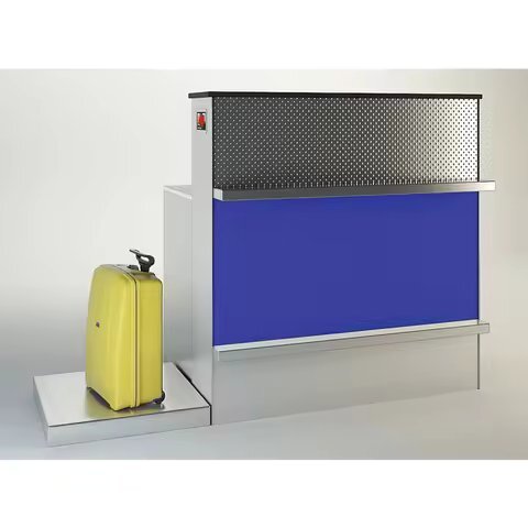 Modular Check-In Desk For Airport Terminals Adjustable Height Design - Assembly: No Assembly Required
