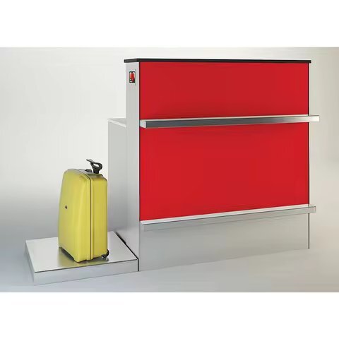 Self-Service Check-in Kiosk with LED Flight Display & Baggage