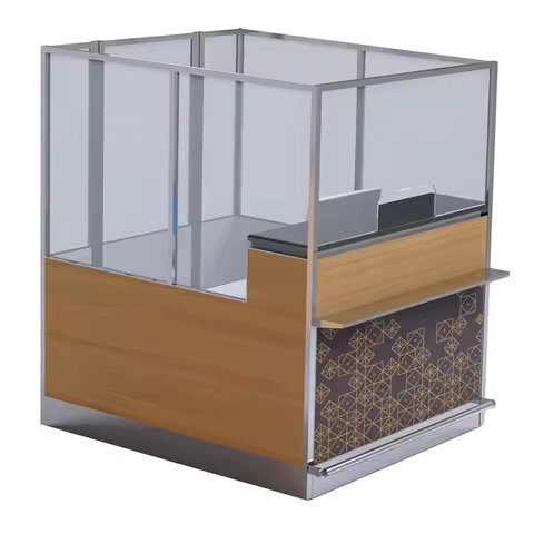 Stainless Steel Granite Polyester Airport Departure Gate Check