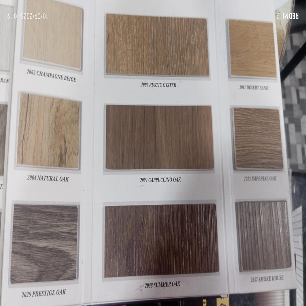Stone Polymer Composite Vinyl Flooring - 1.5mm Thick, Waterproof With Matt Texture And Glossy Finish For Living Rooms & Offices