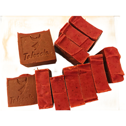 Rose Geranium And Rosewood Soap - Color: Red