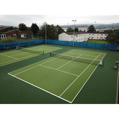 Tennis Court - Color: Green