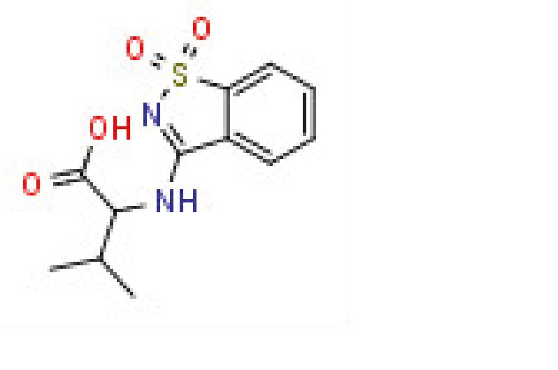 2-[(1,1-Dioxido-1,2-benzisothiazol-3-yl)amino]-3-methylbutanoic acid