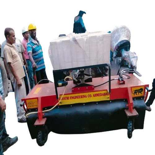 Tractor Hydraulic Broomer Sweeper - Color: Orange