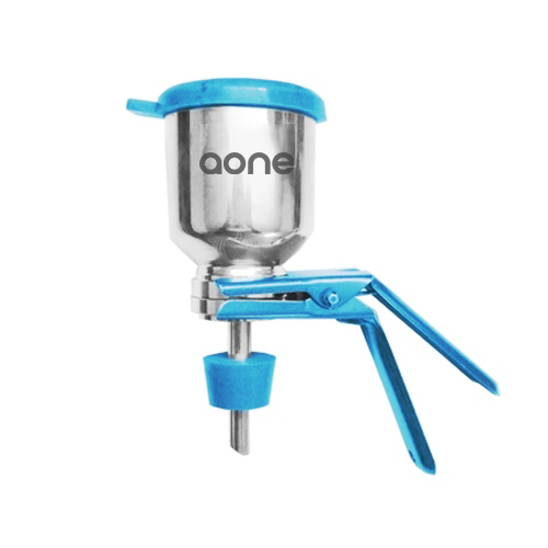 Stainless Steel Vacuum Filter Holder - Color: Silver