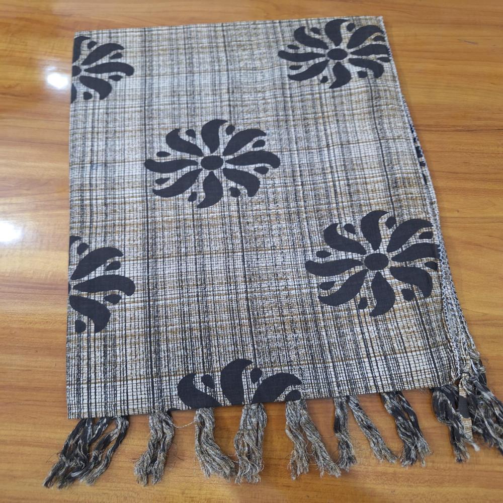 Hand Block Printed Stole - Color: Multi